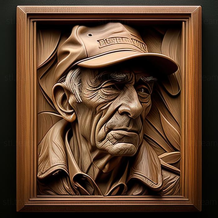 3D model Walter Marshall Klute American artist (STL)